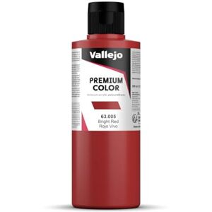 Vallejo AV Premium Color 200ml Opaque Bright Red Vallejo AV Premium Color 200ml Opaque Bright Red