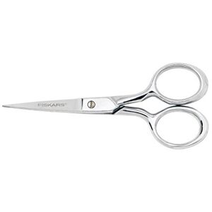 Fiskars 12-92977097J Forged Embroidery Scissors, 4 Inch, Gray Fiskars 12-92977097J Forged Embroidery Scissors, 4 Inch, Gray