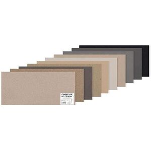 Canson Mi-Teintes Coloured Drawing 160gsm 50x65cm Paper Pack, Double Sided: Honeycomb & Fine Grain, 10 Grey Tones Colour Sheets, For Professional Artists & Illustrators Canson Mi-Teintes Coloured Drawing 160gsm 50x65cm Paper Pack, Double Sided: Honeycomb & Fine Grain, 10 Grey Tones Colour Sheets, For Professional Artists & Illustrators