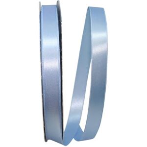 Reliant Ribbon Corp Reliant Ribbon Double Face Satin Allure Dfs Ribbon, 5/8 Inch X 100 Yards, Light Blue Reliant Ribbon Corp Reliant Ribbon Double Face Satin Allure Dfs Ribbon, 5/8 Inch X 100 Yards, Light Blue