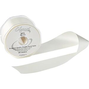 OakTree Double Faced Ribbon, Ivory (No. 61), 50 mm x 20 m OakTree Double Faced Ribbon, Ivory (No. 61), 50 mm x 20 m