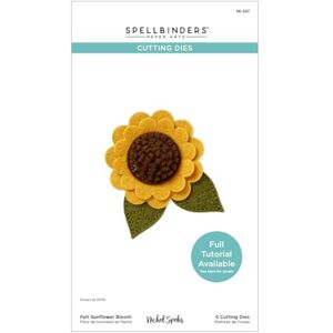 Spellbinders Felt Sunflower Bloom Etched Dies from The Summer Felt Stitch & Create Collection by Nichol Spohr Spellbinders Felt Sunflower Bloom Etched Dies from The Summer Felt Stitch & Create Collection by Nichol Spohr
