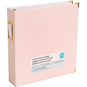 We R Memory Keepers 8.5 x 11 Standard 3 D-Ring Binding Paper Wrapped Photo Album, Pink, Soft Paper Wrapped, Scrapbooking Album, Classy Decorative Spine Label We R Memory Keepers 8.5 x 11 Standard 3 D-Ring Binding Paper Wrapped Photo Album, Pink, Soft Paper Wrapped, Scrapbooking Album, Classy Decorative Spine Label