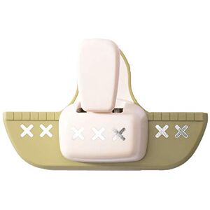 Creative Labs Border Punch Cross Stitches 9,6 x 4,5 cm Circle Punch for Card Making and Crafting, White Creative Labs Border Punch Cross Stitches 9,6 x 4,5 cm Circle Punch for Card Making and Crafting, White