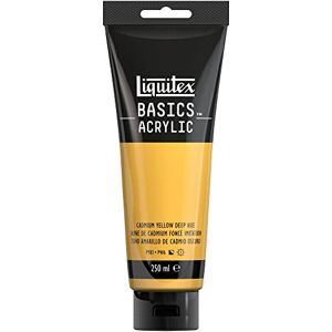 Liquitex 88700217 Basics Acrylic Paint, Cadmium Yellow Deep Hue, 250 ml Tube Liquitex 88700217 Basics Acrylic Paint, Cadmium Yellow Deep Hue, 250 ml Tube