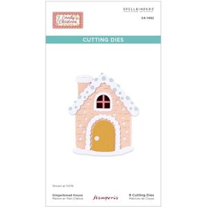 Spellbinders Gingerbread House Etched Dies from The Candy Christmas Collection by Stamperia Spellbinders Gingerbread House Etched Dies from The Candy Christmas Collection by Stamperia