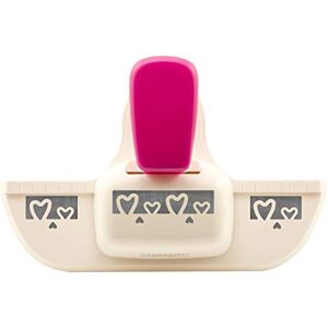 Creative Labs Border Punch Playful Hearts 1,4 x 4,5 cm Circle Punch for Card Making and Crafting Creative Labs Border Punch Playful Hearts 1,4 x 4,5 cm Circle Punch for Card Making and Crafting