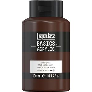 Liquitex Basics Acrylic Paint - Burnt Umber - 400 ml - Acrylic Paint Liquitex Basics Acrylic Paint - Burnt Umber - 400 ml - Acrylic Paint