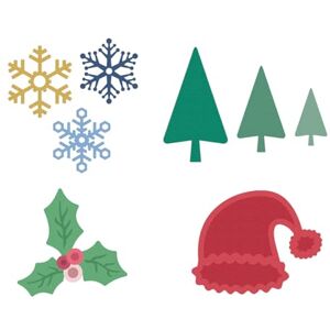MISS KUTY ZAG Christmas Set of 4 Thin Cutting Dies MISS KUTY ZAG Christmas Set of 4 Thin Cutting Dies