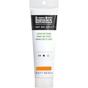 Liquitex 138 ml Professional Heavy Body Cadmium Acrylic Paint Tube, Orange Liquitex 138 ml Professional Heavy Body Cadmium Acrylic Paint Tube, Orange
