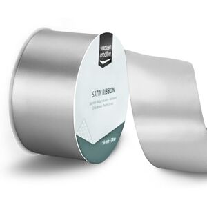 Creative Labs Satin Ribbon Silver 65.6 ft x 2" Thin Ribbon for Gift Wrapping and Crafting Creative Labs Satin Ribbon Silver 65.6 ft x 2" Thin Ribbon for Gift Wrapping and Crafting