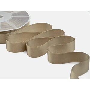 Furlanis - Double Satin Ribbon, Italian Fabric - Cinnamon, 25mm x 25m Furlanis - Double Satin Ribbon, Italian Fabric - Cinnamon, 25mm x 25m