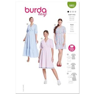 Burda Style Sewing Pattern B5803 Dress Burda Style Sewing Pattern B5803 Dress