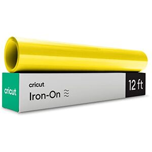 Cricut Iron On Neon Yellow 3.6m (12ft) Heat Transfer Vinyl Roll (HTV) for use with All Cutting Machines Cricut Iron On Neon Yellow 3.6m (12ft) Heat Transfer Vinyl Roll (HTV) for use with All Cutting Machines