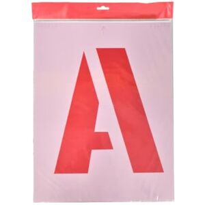 Centurion A-Z Letter Stencil Kit 200mm Character Height, Flexible Scratch-Resistant Polyester, Spacer Marks for Easy Alignment, Reusable for Signage, Craft & DIY Projects Centurion A-Z Letter Stencil Kit 200mm Character Height, Flexible Scratch-Resistant Polyester, Spacer Marks for Easy Alignment, Reusable for Signage, Craft & DIY Projects