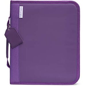 Crafter's Companion Crafter’s Companion Metal Die & Stamp Storage Folder Large Holds Panels 9” x 11” Includes Zip Closure Perfect for Crafting on The Go, Purple Crafter's Companion Crafter’s Companion Metal Die & Stamp Storage Folder Large Holds Panels 9” x 11” Includes Zip Closure Perfect for Crafting on The Go, Purple