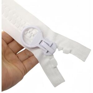 YaHoGa 122cm #20 Super Large Separating Giant Plastic Zippers for Sewing Tents Coats Overcoats Boat Cover Canvas Heavy Duty Huge Resin Vislon Zippers (48" White) YaHoGa 122cm #20 Super Large Separating Giant Plastic Zippers for Sewing Tents Coats Overcoats Boat Cover Canvas Heavy Duty Huge Resin Vislon Zippers (48" White)