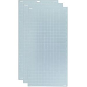 Cricut LightGrip Cutting Mats 12in x 24in, Reusable Cutting Mats for Crafts with Protective Film, Use with Printer Paper, Vellum, Light Cardstock & More for Explore & Maker (3 Count), Blue Cricut LightGrip Cutting Mats 12in x 24in, Reusable Cutting Mats for Crafts with Protective Film, Use with Printer Paper, Vellum, Light Cardstock & More for Explore & Maker (3 Count), Blue
