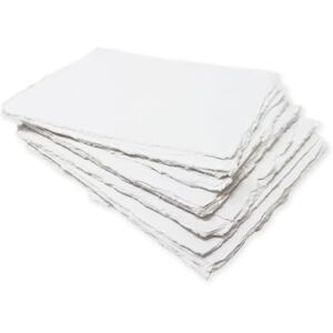 Artway Indigo A5 Cotton Rag Paper 100% Cotton/Handmade 250gsm Smooth Texture A5 (50 Sheets), Natural White Artway Indigo A5 Cotton Rag Paper 100% Cotton/Handmade 250gsm Smooth Texture A5 (50 Sheets), Natural White
