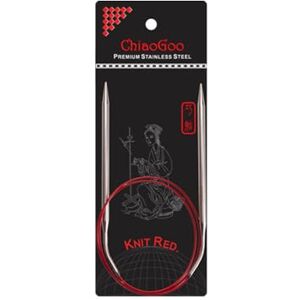 ChiaoGoo Knit RED Circular Needle 80cm 5.50mm 1pc ChiaoGoo Knit RED Circular Needle 80cm 5.50mm 1pc