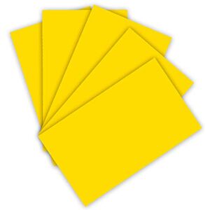 Folia 6122/4/14 Coloured Card 220 g/m², Craft Card in Banana Yellow, DIN A4, 100 Sheets, as a Base for Numerous Crafts Folia 6122/4/14 Coloured Card 220 g/m², Craft Card in Banana Yellow, DIN A4, 100 Sheets, as a Base for Numerous Crafts
