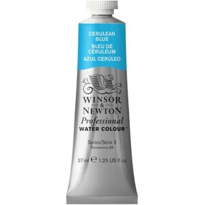 Winsor & Newton 37 ml Tube Professional Water Colour, Cerulean Blue Winsor & Newton 37 ml Tube Professional Water Colour, Cerulean Blue