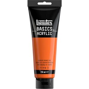 Liquitex Basics Acrylic Paint, Cadmium Orange Hue, 250 ml Tube Liquitex Basics Acrylic Paint, Cadmium Orange Hue, 250 ml Tube