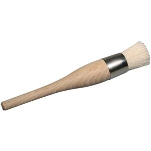 Rayher Natural Bristle Paint Brush, Round Waxing Brush for Chalk Paint, Large Brush Size 24 for Crafts and Furniture Painting, white Bristles, 37046000 Rayher Natural Bristle Paint Brush, Round Waxing Brush for Chalk Paint, Large Brush Size 24 for Crafts and Furniture Painting, white Bristles, 37046000