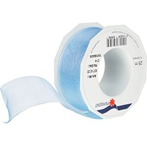 PRÄSENT C.E. Pattberg Four Seasons Organza wired edge Ribbon Light Blue 40 mm width, 25 m length PRÄSENT C.E. Pattberg Four Seasons Organza wired edge Ribbon Light Blue 40 mm width, 25 m length