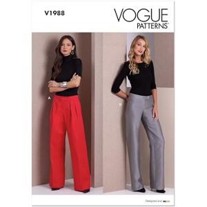 Vogue Patterns V1988H5 Misses' Trousers H5 (6-8-10-12-14) Vogue Patterns V1988H5 Misses' Trousers H5 (6-8-10-12-14)