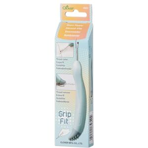 Clover Grip Fit Seam Ripper – Triangular Handle for Comfort & Control, Cuts Threads with Precision, Removes Basting & Buttons Easily, Textured Tip for Cleanup, Ergonomic Design for Stability Clover Grip Fit Seam Ripper – Triangular Handle for Comfort & Control, Cuts Threads with Precision, Removes Basting & Buttons Easily, Textured Tip for Cleanup, Ergonomic Design for Stability