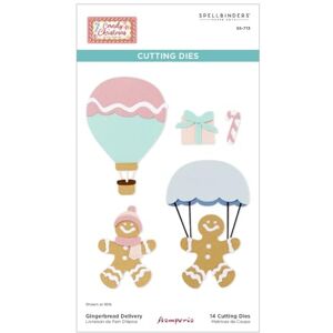 Spellbinders Gingerbread Delivery Etched Dies from The Candy Christmas Collection by Stamperia Spellbinders Gingerbread Delivery Etched Dies from The Candy Christmas Collection by Stamperia