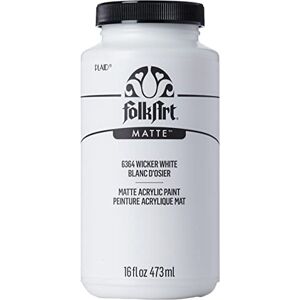 FolkArt 6364 Matte Acrylic Paint in Assorted Colors, 16 oz, Wicker White FolkArt 6364 Matte Acrylic Paint in Assorted Colors, 16 oz, Wicker White