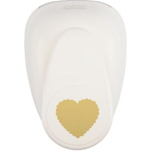 Creative Labs Craft Paper Punch Scalloped Heart 6,7 x 7 cm Circle Cutter for Crafting and Card Making, White/Pink Creative Labs Craft Paper Punch Scalloped Heart 6,7 x 7 cm Circle Cutter for Crafting and Card Making, White/Pink