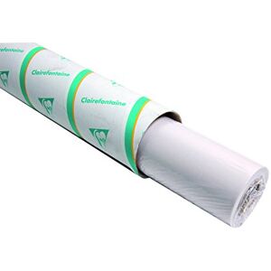 Clairefontaine Ref 975072C Tracing Paper Roll (Single Roll) 0.90x20m Sized, 40/45g, High Transparency, Smooth Surface, Acid Free, Printable Suitable for Ink, Marker & Pencil Clairefontaine Ref 975072C Tracing Paper Roll (Single Roll) 0.90x20m Sized, 40/45g, High Transparency, Smooth Surface, Acid Free, Printable Suitable for Ink, Marker & Pencil