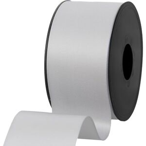Les Petits Rubans 100% Polyester Double Sided Satin Ribbon for Weddings, Gift Wrapping, Floral Arrangements, Crafts, Cakes, Bows, Decorations, 50mm x 25m, Light Grey Les Petits Rubans 100% Polyester Double Sided Satin Ribbon for Weddings, Gift Wrapping, Floral Arrangements, Crafts, Cakes, Bows, Decorations, 50mm x 25m, Light Grey