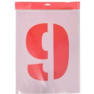 Centurion 0-9 Number Stencil Kit 200mm Character Height, Flexible Scratch-Resistant Polyester, Spacer Marks for Easy Alignment, Reusable for Signage, Craft & DIY Projects Centurion 0-9 Number Stencil Kit 200mm Character Height, Flexible Scratch-Resistant Polyester, Spacer Marks for Easy Alignment, Reusable for Signage, Craft & DIY Projects