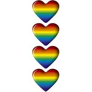 AVISA Heart 3D Rainbow Sticker - 2.8x2.3cm AVISA Heart 3D Rainbow Sticker - 2.8x2.3cm