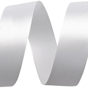 cyclingcolors Satin Polyester Ribbon 30mm x 27m Gift Wrapping Ribbon for Packaging, Decoration, Birthday, Cakes, Sewing, Crafts & Floristry White cyclingcolors Satin Polyester Ribbon 30mm x 27m Gift Wrapping Ribbon for Packaging, Decoration, Birthday, Cakes, Sewing, Crafts & Floristry White