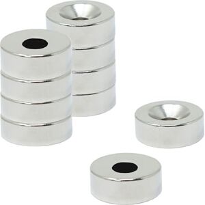 FIRST4MAGNETS N42 Neodymium Countersunk Magnet for Arts, Crafts, Model Making, DIY, Hobbies, Office and Home 12mm dia x 4mm thick x 4.2mm c/sink 2.5kg Pull North Pack of 10 FIRST4MAGNETS N42 Neodymium Countersunk Magnet for Arts, Crafts, Model Making, DIY, Hobbies, Office and Home 12mm dia x 4mm thick x 4.2mm c/sink 2.5kg Pull North Pack of 10