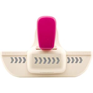 Creative Labs Border Punch Herringbone 1 x 4,5 cm Circle Punch for Card Making and Crafting, White Creative Labs Border Punch Herringbone 1 x 4,5 cm Circle Punch for Card Making and Crafting, White