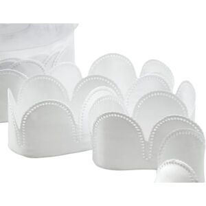 Furlanis Ribbon, Polyester, White Optical, 15x15x7 cm Furlanis Ribbon, Polyester, White Optical, 15x15x7 cm