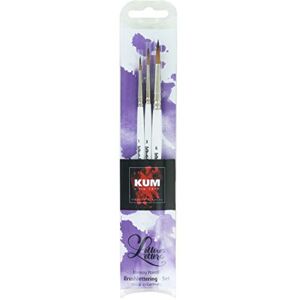 Kum 5119416 Memory Point Brushlettering Width 1, 3 & 6 3 Brushes in Set, Synthetic, White Kum 5119416 Memory Point Brushlettering Width 1, 3 & 6 3 Brushes in Set, Synthetic, White