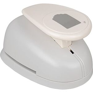 Rayher Paper Craft Punch with Tag Design, Lever Punch for Card Making and Scrapbooking, 6.8x4.5cm, 3", 69096000 Rayher Paper Craft Punch with Tag Design, Lever Punch for Card Making and Scrapbooking, 6.8x4.5cm, 3", 69096000