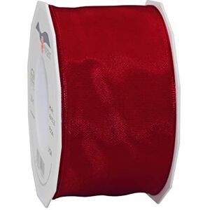 PRÄSENT Lyon Wired Taffeta Ribbon Bordeaux 60 mm Width, 25 m Length PRÄSENT Lyon Wired Taffeta Ribbon Bordeaux 60 mm Width, 25 m Length