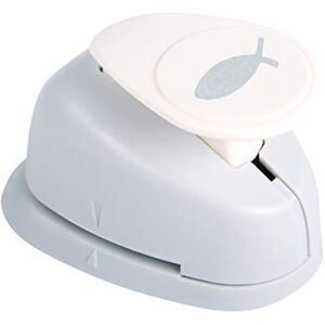 Rayher Paper Craft Punch Fish Design, Lever Punch for Card Making and Scrapbooking, 5cm, 2", 69101000 Rayher Paper Craft Punch Fish Design, Lever Punch for Card Making and Scrapbooking, 5cm, 2", 69101000