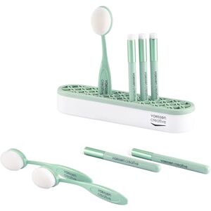 Creative Labs Blending Brushes for Crafts 8 pcs-with Holder-ø 0.3" and 1.1 x 1.6-for Ink and Paint-for Card Making, Scrapbooking, Journaling and Mixed Media, Mint, ø 8 mm / 2,7 x 4 cm Creative Labs Blending Brushes for Crafts 8 pcs-with Holder-ø 0.3" and 1.1 x 1.6-for Ink and Paint-for Card Making, Scrapbooking, Journaling and Mixed Media, Mint, ø 8 mm / 2,7 x 4 cm