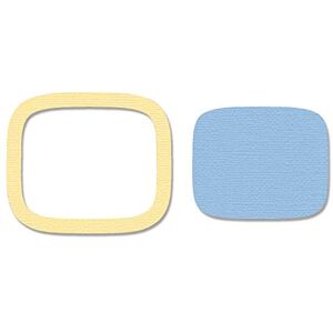 Sizzix Framelits Die Set 2PK, Rounded Square, One Size Sizzix Framelits Die Set 2PK, Rounded Square, One Size