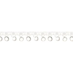 Simplicity White 28 mm Ball Fringe Trim - Trim Simplicity White 28 mm Ball Fringe Trim - Trim