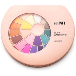 HIMI Solid Watercolour Set 38 Colours in Pans, Brush, Pink Case, Opens Like Makeup Palette, School Art, Teen Sketching, Bold Experiments, Watercolor Supplies Kit, Portable, Beginner Hobby, Gift HIMI Solid Watercolour Set 38 Colours in Pans, Brush, Pink Case, Opens Like Makeup Palette, School Art, Teen Sketching, Bold Experiments, Watercolor Supplies Kit, Portable, Beginner Hobby, Gift